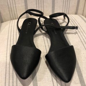 Pointed Toe Mule Flats